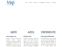 Tablet Screenshot of museoazul.com